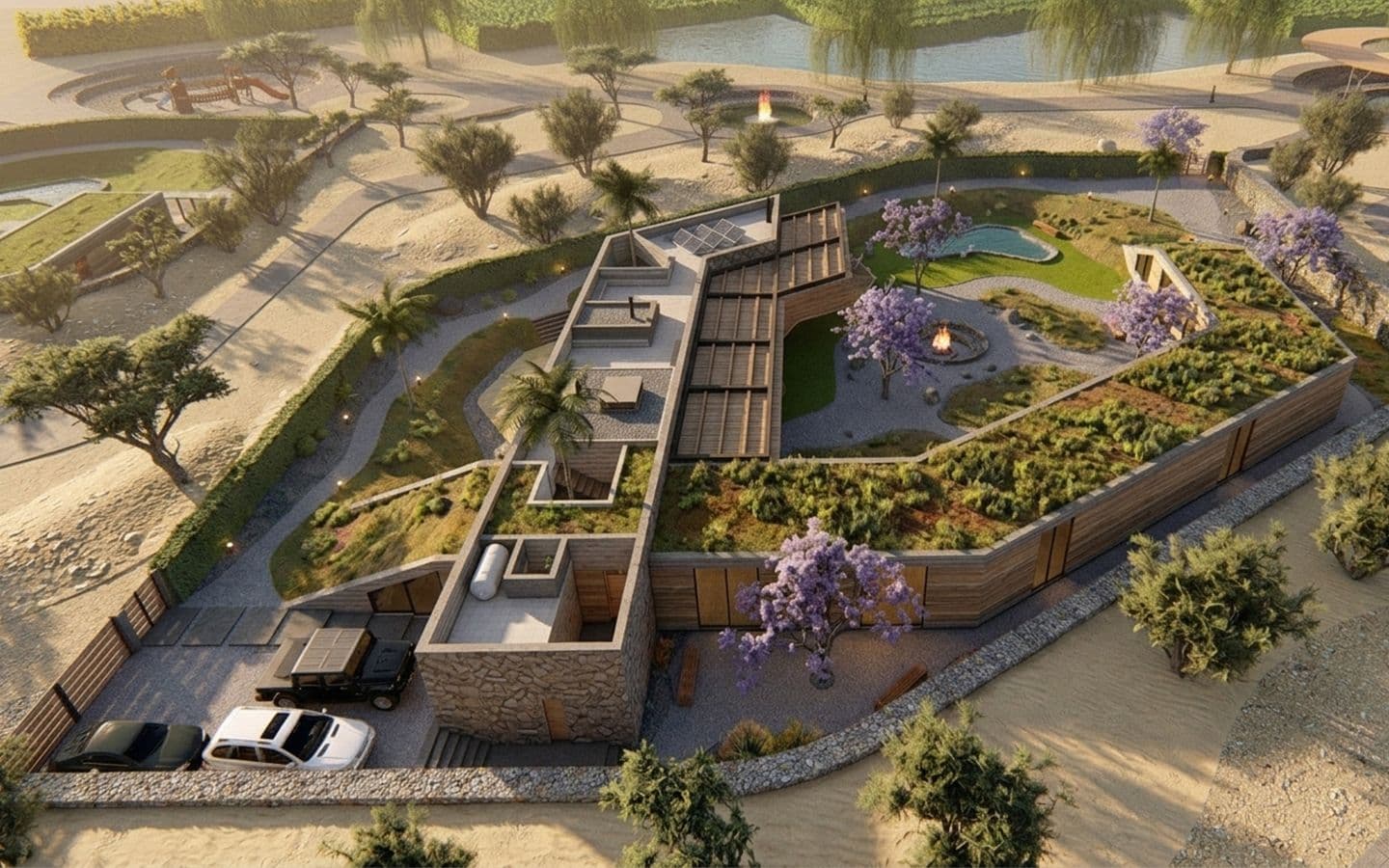 Casa en el desierto